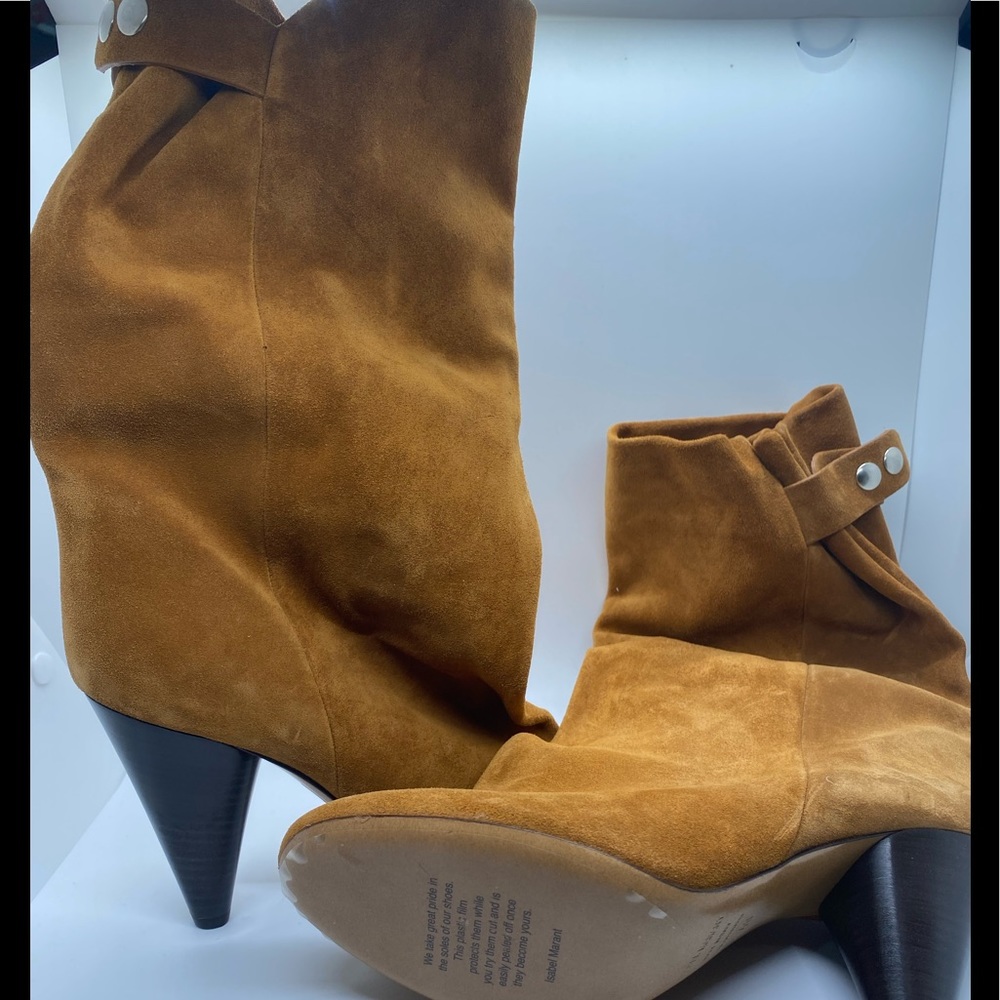 Isabel Marant Suede Mid-Calf Boots
Brown Size 10